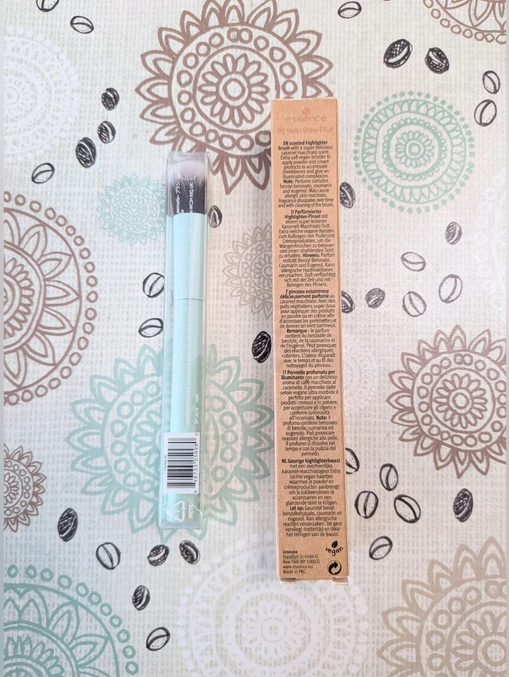 Tarte SEA concealer and Essence Coffee to Glow makeup brush bundle